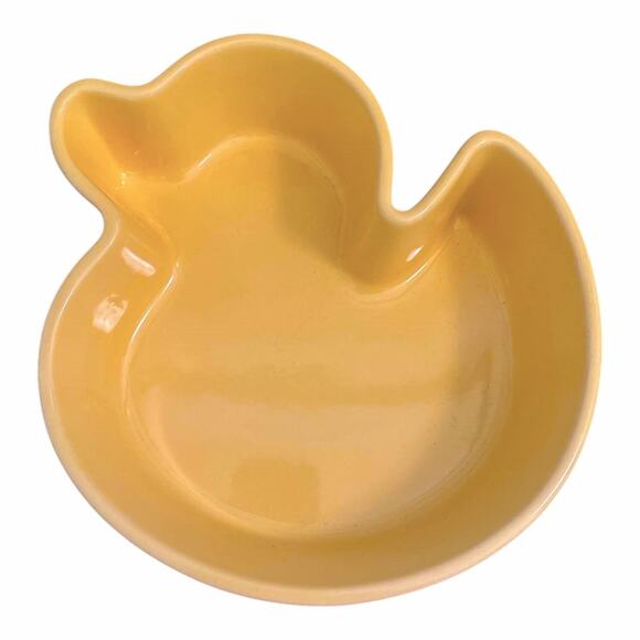 Chantal Yellow Duck 1 Qt. Ceramic Dish Freezer Microwave Oven Dishwasher Safe - Picture 3 of 5